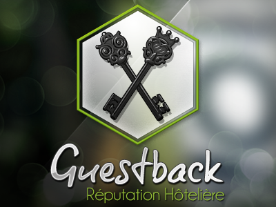 Guestback bigdata ereputation guestback hexagon hotel keys logo orm reputation
