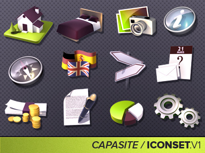 Iconset Capasite - Hotel CMS