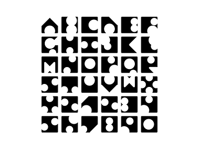 "Block Stamp" Font Exploration #5 experimental type experimentaltype font typeface typography