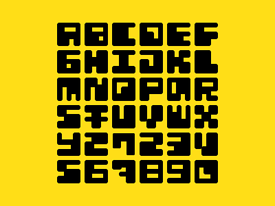 "Dude Cube" Font Exploration #10 experimental font experimental type experimentaltype font typeface typography
