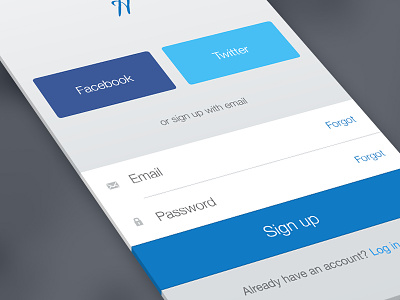 Signup ios7