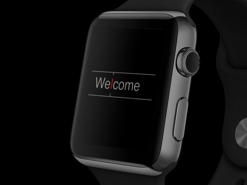 Watch Reader apple dark design ios iwatch reader text type ui watch