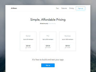 Pricing cost currency packages plans price prices pricing pro signup