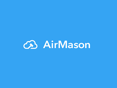 AirMason Logo air clean cloud hammer logo logotype simple