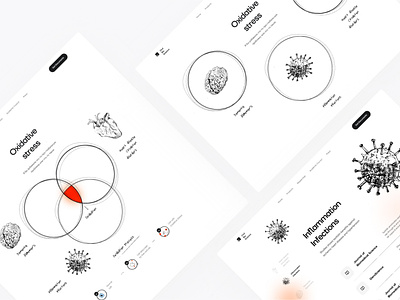 Sketch clean design illustration onepage ui ux