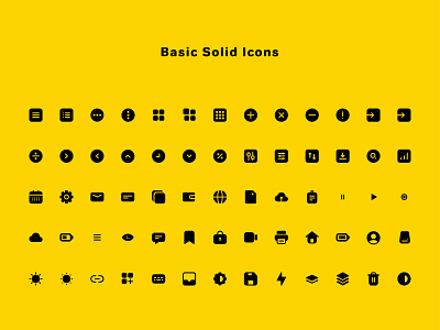 Miscellaneous Icon (Solid Style)