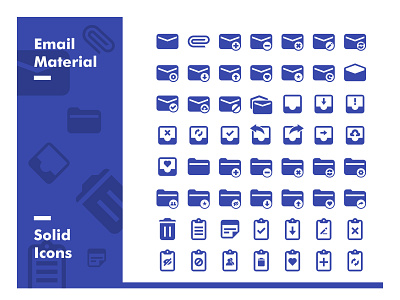 Mail Material - Solid Icons