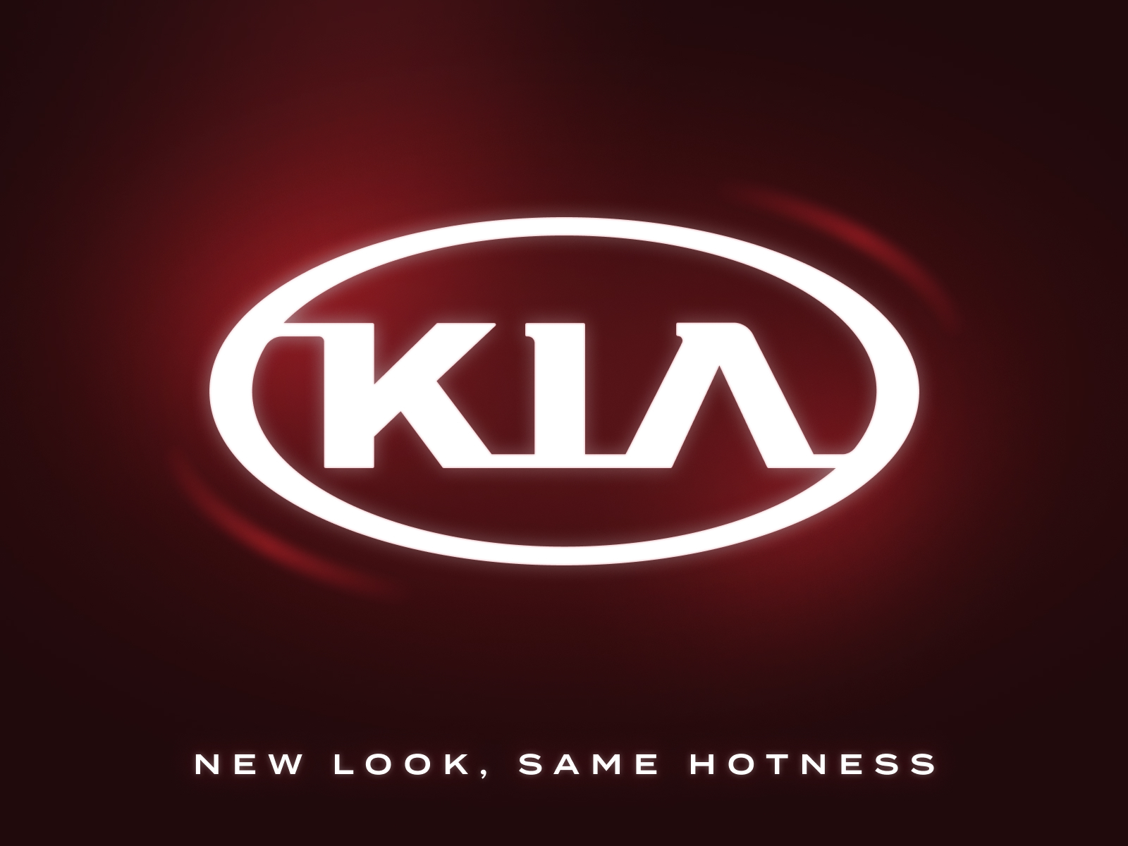 Новый логотип Киа на машине