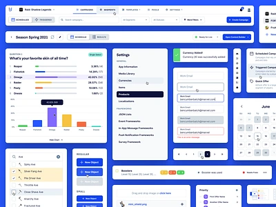 UserWise UI Components app app design atomic design bar graph buttons calendar components design system fields form icons kit menu modules styles ui ui kit uiux web app widgets