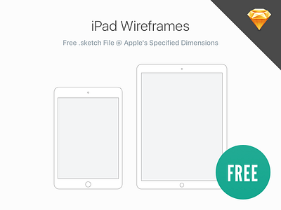 Free: iPad Wireframes apple free ipad san francisco sketch sketchapp ui ux wireframes