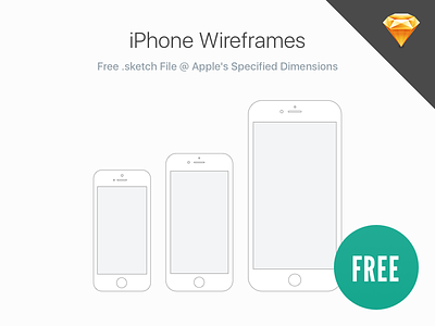 Free: iPhone Wireframes apple free iphone san francisco sketch sketchapp ui ux wireframes