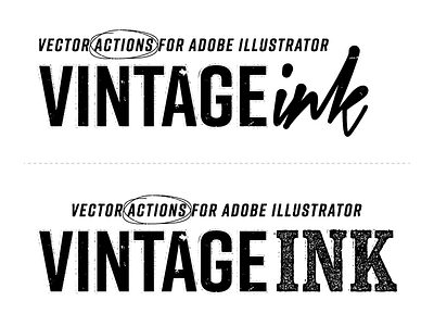 Which one? Top or bottom? actions distress grit grunge illustrator ink stamp texture vector vintage