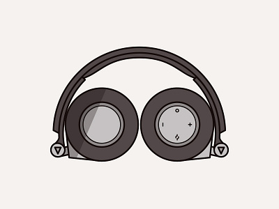 JBL Headphones Illustration black headphones illustration jbl lines