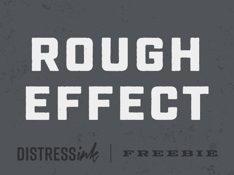 Rough Effect Preview // DistressInk FREEBIE distress effect free freebie gray grunge illustrator industry ink roughen vector vintage