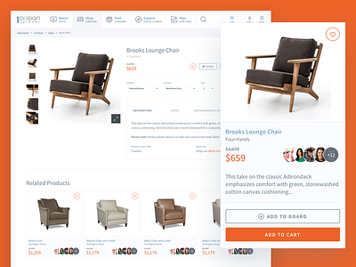 TDN Shop (Product) furniture grid online store product shop source sans pro tiles ui ux website