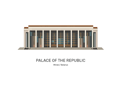 Palace of the Republic, Minsk, Belarus belarus minsk palace of the republic vector