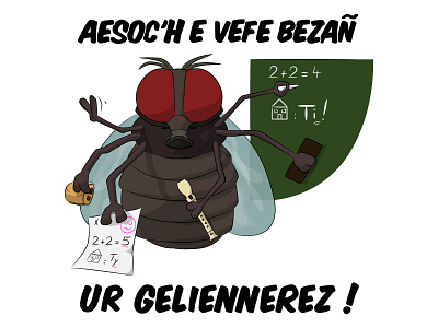 Kelenn... breizh bretagne breton brezhoneg bzh bzhg ecole enseignant illustration inkscape kelenn kelienn maitre professeur school
