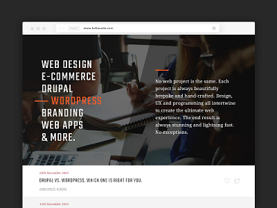 Full Bundle services preview homepage list responsive ui ux web web design web page website