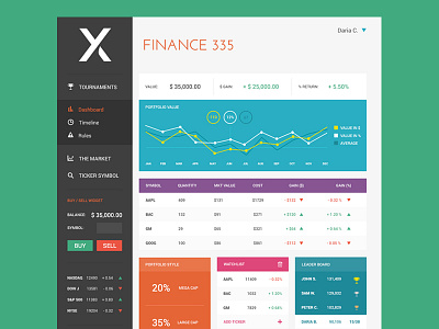 Financial Web App