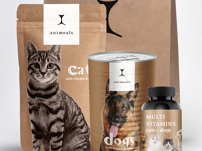 Pet food subscription - homepage proposal homepage landing page packaging pets uxdesign website