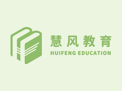 Huifeng Education book education logo school student