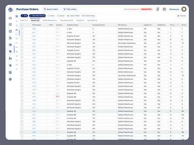 Purchase Order List