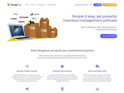 Shopyhive - Landing page landing page promotional page website