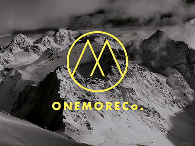 Logo - One More Co. action sport branding event logo logotype monogram mountain snow symbol