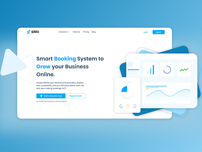 SAAS Landing page Design