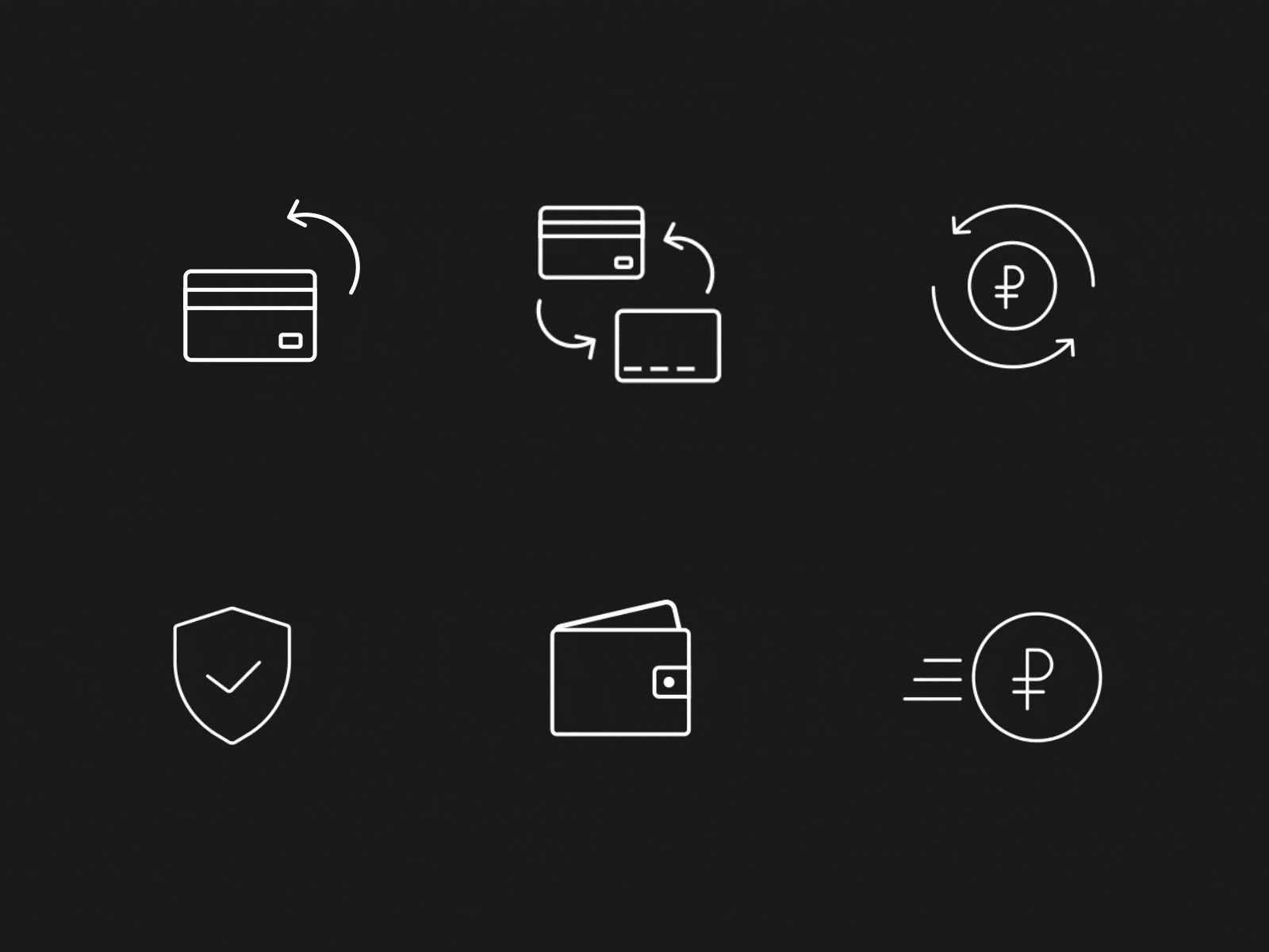 Icons for Bank Website