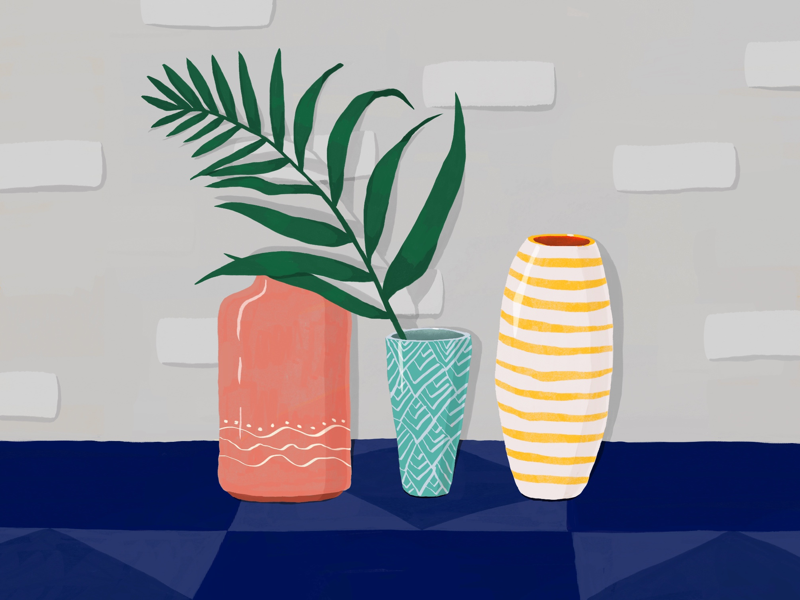 Home decor by Ekaterina Kostycheva on Dribbble