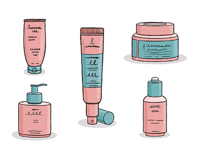 Icons for beauty products