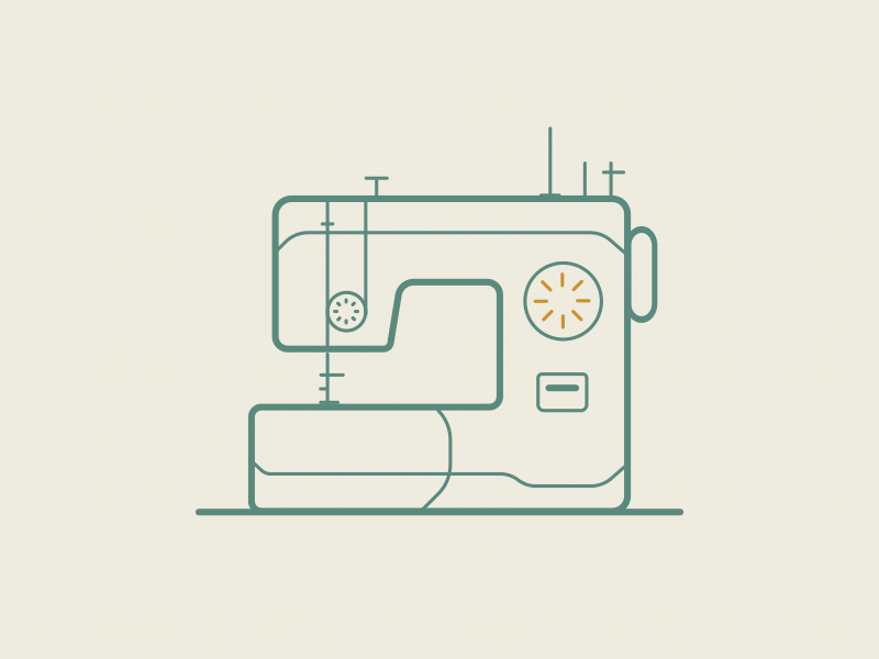 Sewing Machine by Ekaterina Kostycheva on Dribbble