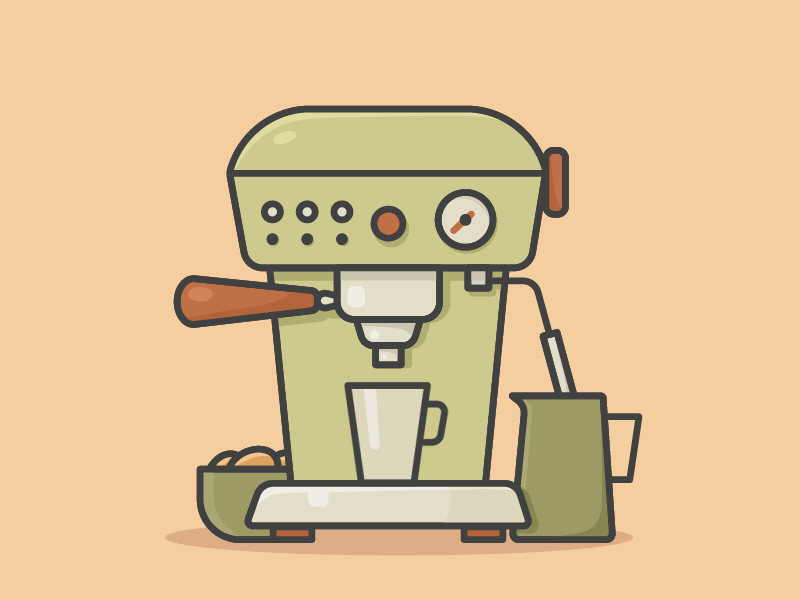 Coffee by Ekaterina Kostycheva on Dribbble