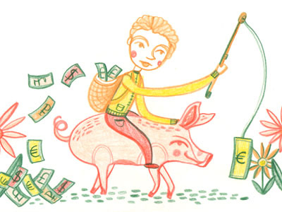 Piggy Bank illustration money piggy bank