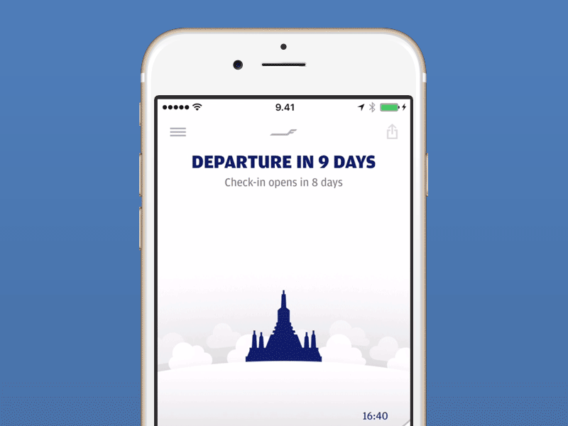 Finnair Mobile Application Profile Page aero aviation finnair ios mobile ux