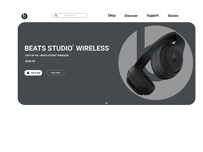 DailyUI challenge day 3 beats dailyui dailyui001 dailyuichallenge dailyuiday3 landing page ui web