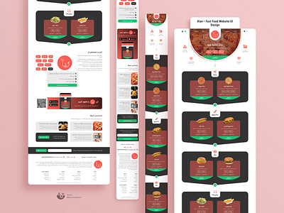 Kian • Fast Food Website UI Design (Concept)