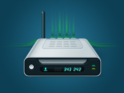 Router counter icon illustration router wire