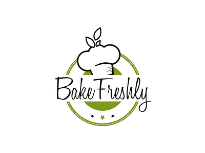 Bake Freshly Logo design bakery branding design fresh illustration logo vector