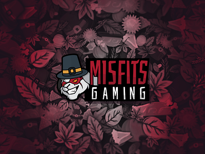 Misfits Gaming Thanksgiving Theme esports gaming illustration misfits thanksgiving theme vector