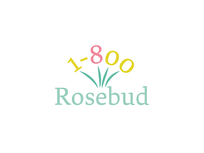 ThirtyLogos Challenge - Day 06 - rosebud bouquet challenge corporate design flower flower shop gift logo logo challenge logo design online shop rosebud thirty logos