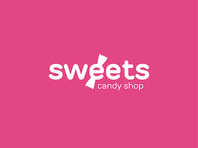 ThirtyLogos Challenge - Day 11 - sweets candy candy shop challenge corporate design logo logo challenge logo design pink sweets thirty logos