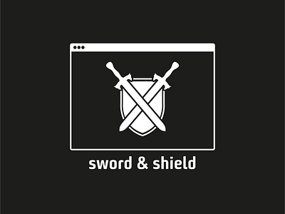 ThirtyLogos Challenge - Day 12 - sword & shield challenge corporate design logo logo challenge logo design malware protection shield software sword thirty logos