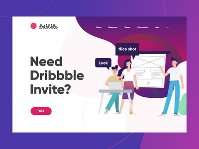 2 Dribbble Invites