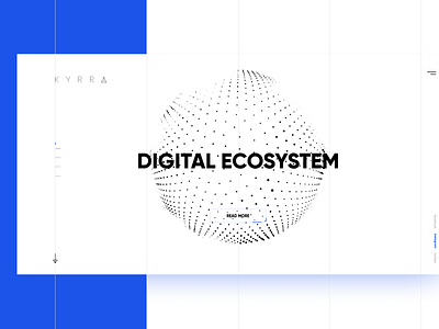 Digital ecosystem Landing Page landing ui ux web