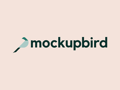 Hello, we're mockupbird. branding logo logotype