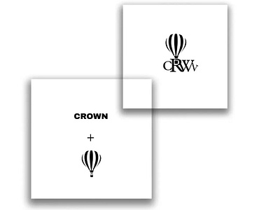 Crown Logo art direction balloon branding creative crown daily logo challenge design graphic design hot air balloon illustration logo logo design sky ui wind