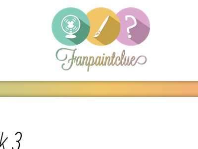 Fanpaintclue circles color design flat illustrator logo rainbow