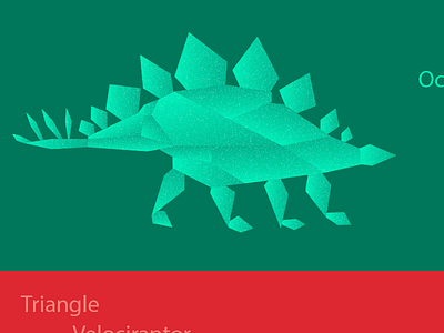 Octagon Stegosaurus dino dinosaur geometry illustration pattern shapes stegosaurus